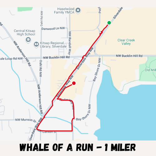 1 Mile Walk/Run Map