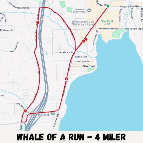 4 Mile Run Map